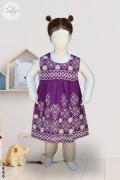 3800 - Baby 2 Embroidered & Stitched Cotton Frock