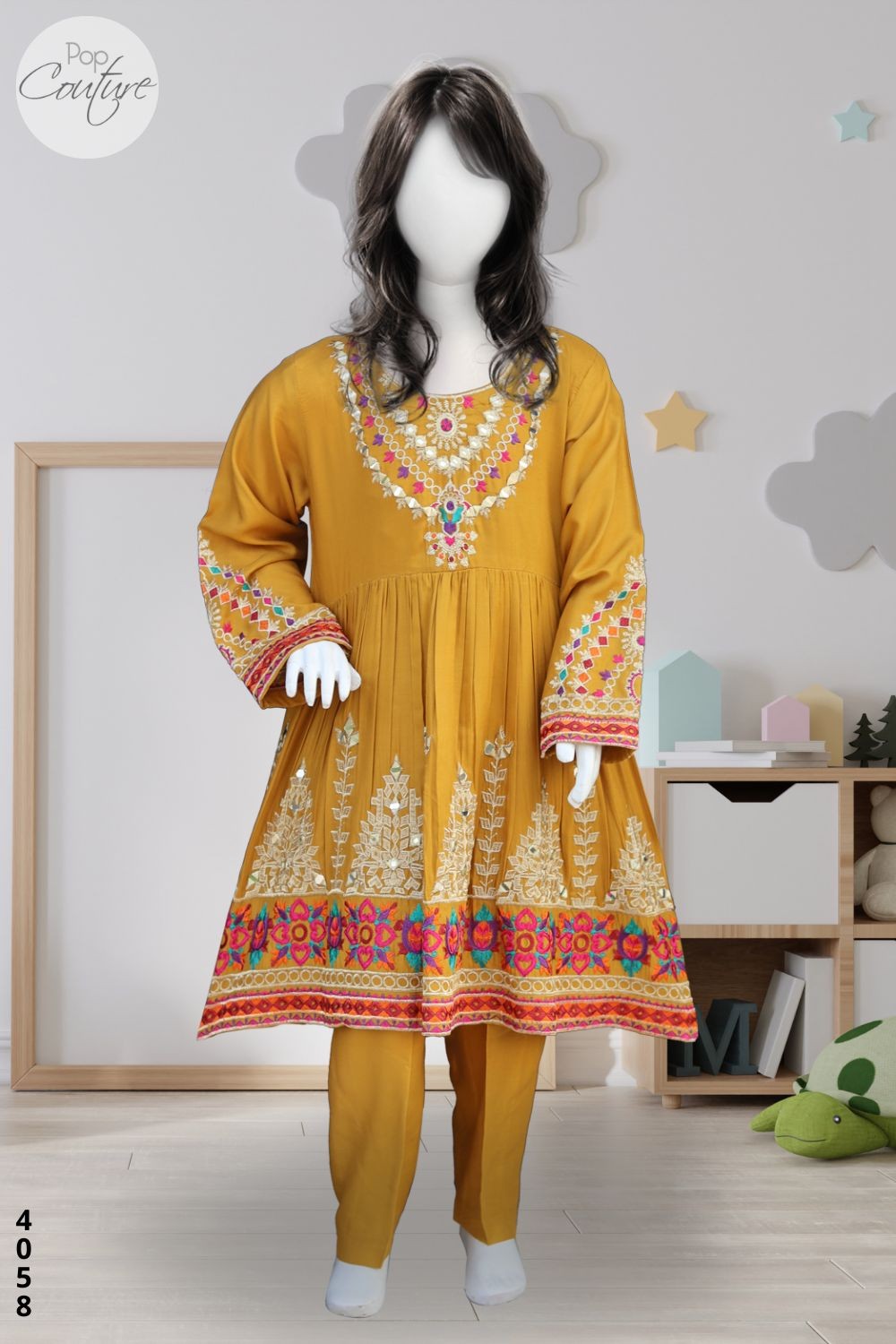 https://popcouture.pk/products/4058-girls-3pcs-cotton-embroidered-stitched-linen-frock