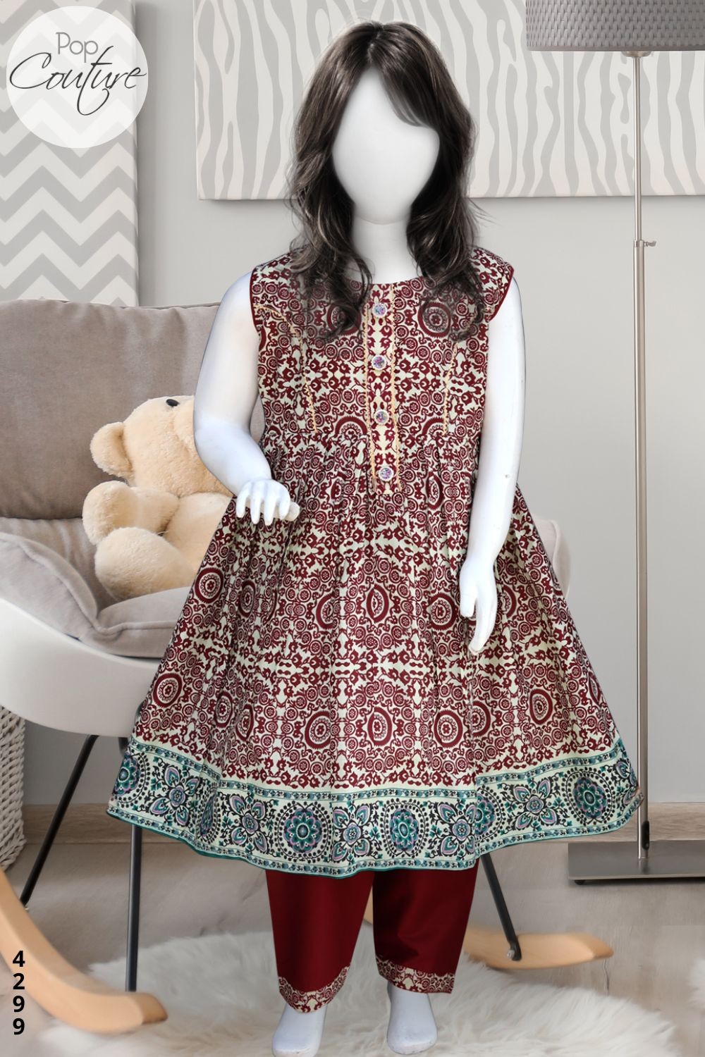 https://popcouture.pk/products/4299-girls-3pcs-embroidered-stitched-cotton-frock