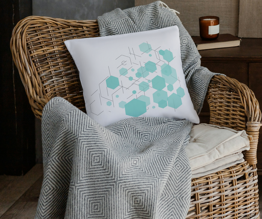 Modern Geometric Decorative Cushio