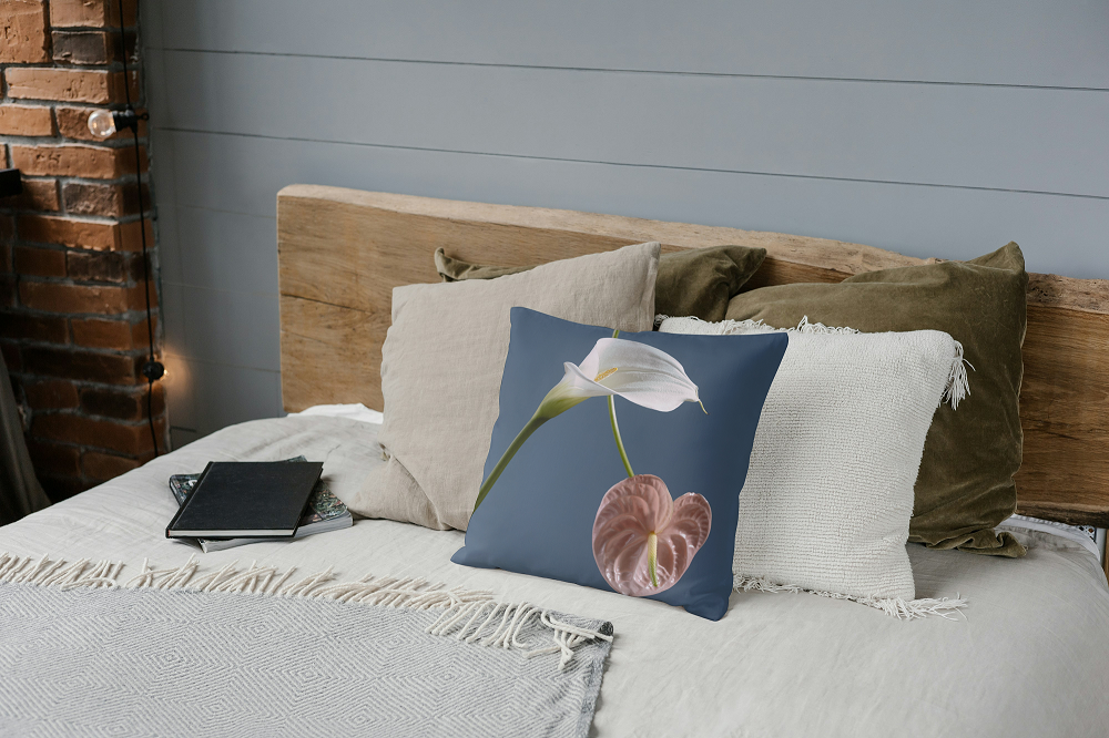 Elegant Floral Cushion For Cozy Space