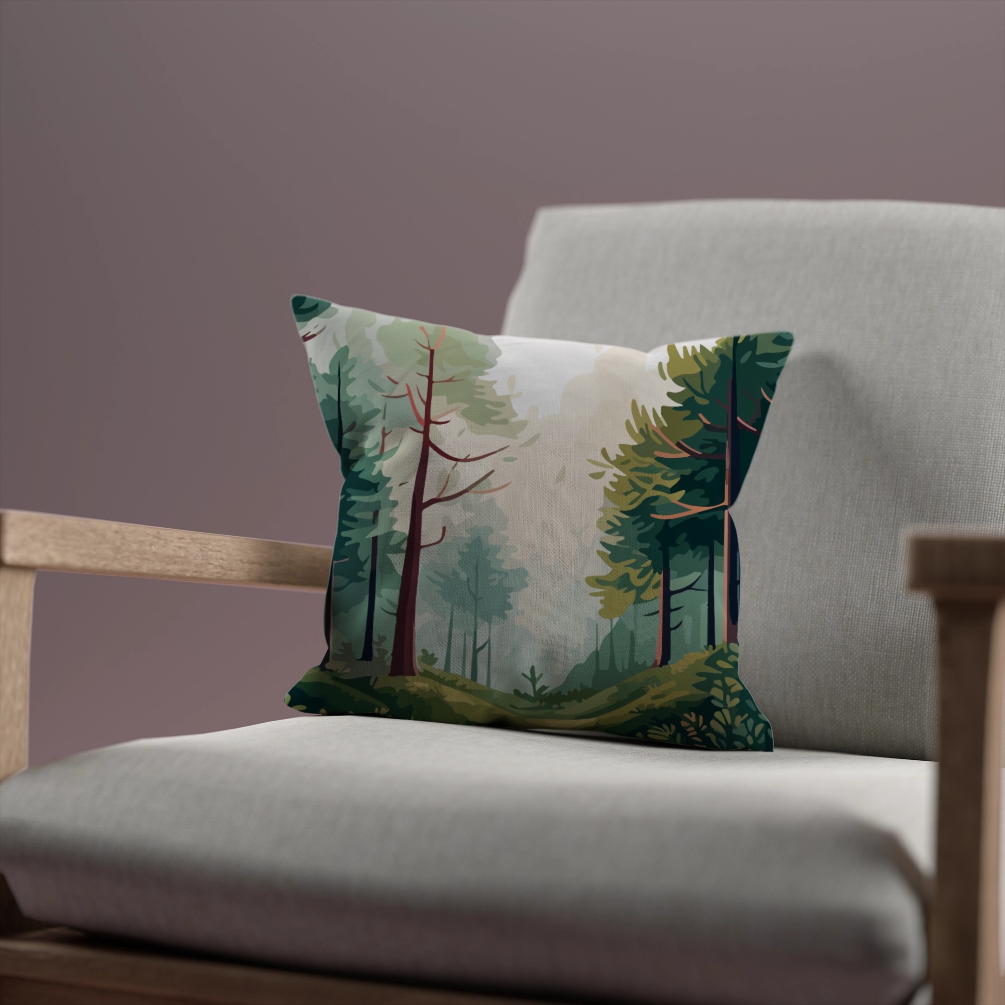 Mystic Forest Retreat Cushion